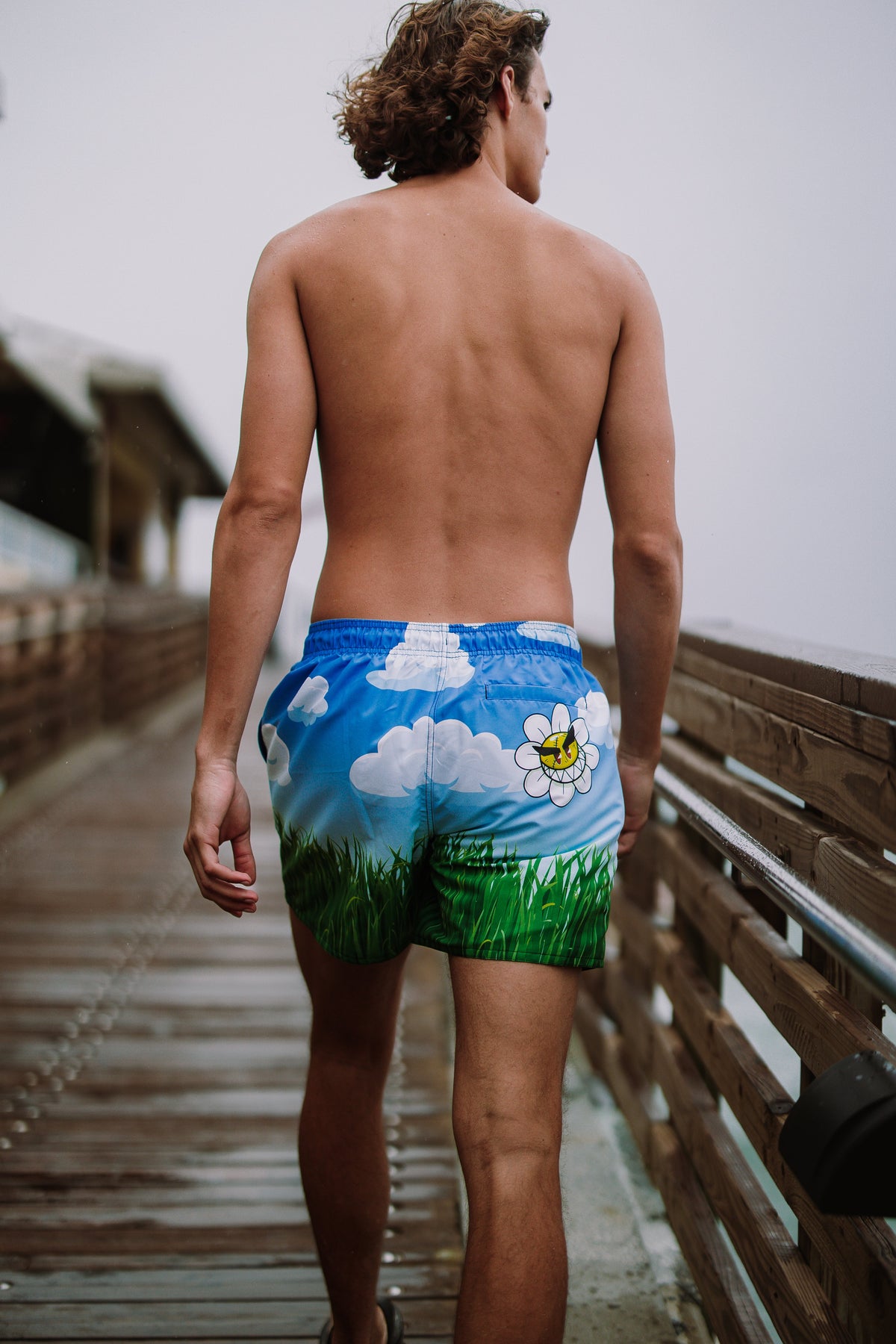 CRAZY DAISIES SWIM SHORTS
